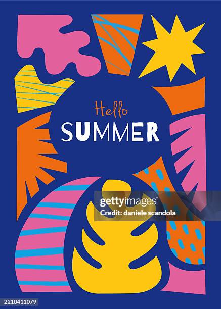 Hello Summer Greeting Card High-Res Vector Graphic - Getty Images