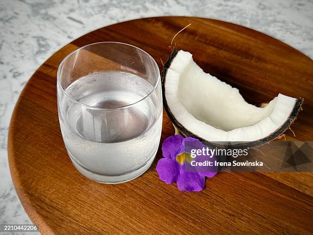 coconut water - coconut water stock pictures, royalty-free photos & images