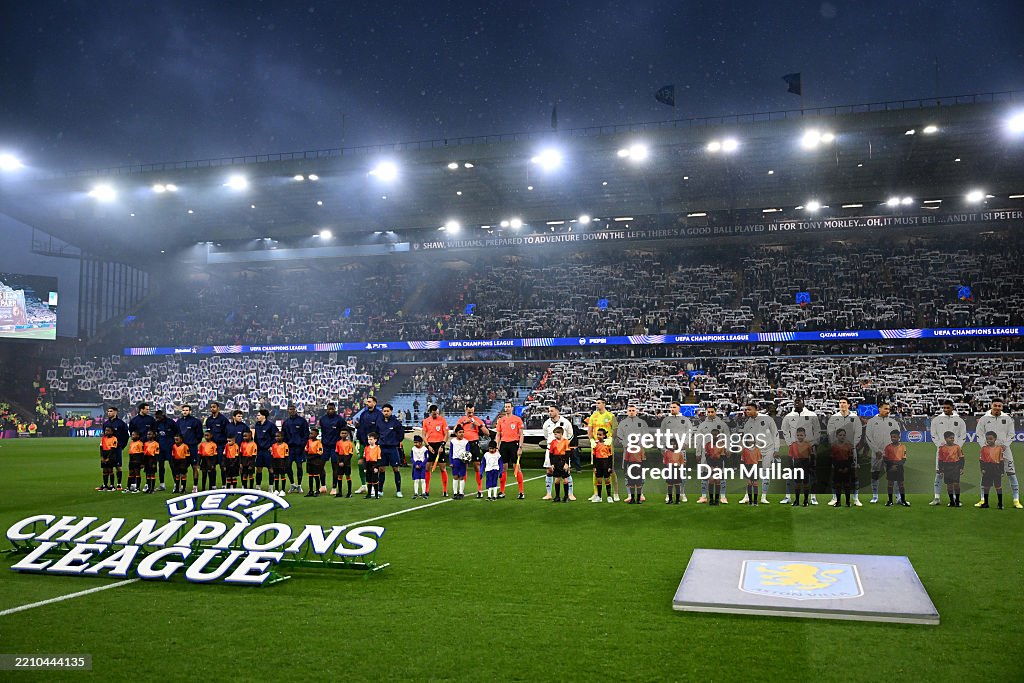 Aston Villa FC v Paris Saint-Germain - UEFA Champions League 2024/25 Quarter Final Second Leg