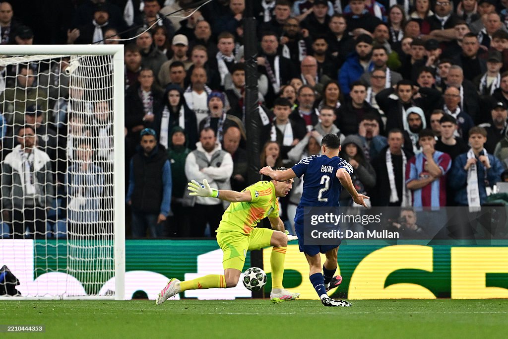 Aston Villa FC v Paris Saint-Germain - UEFA Champions League 2024/25 Quarter Final Second Leg