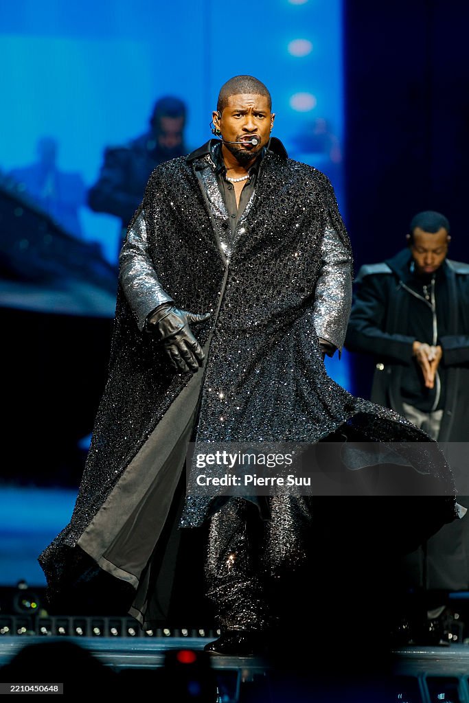 Usher Performs At Accor Arena In Paris