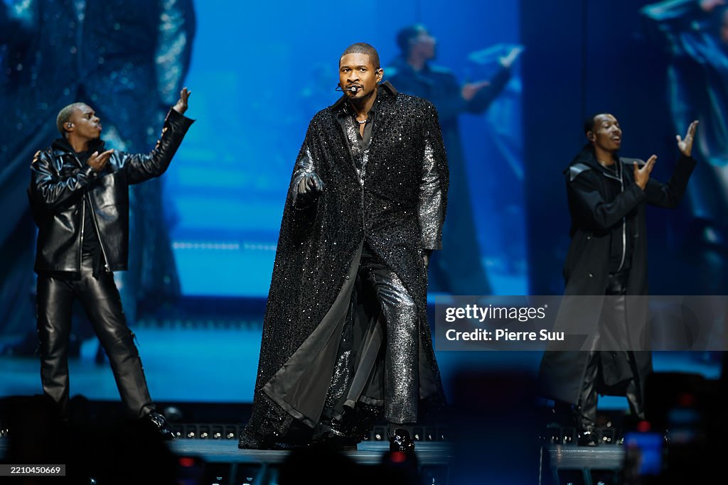 Usher Performs At Accor Arena In Paris