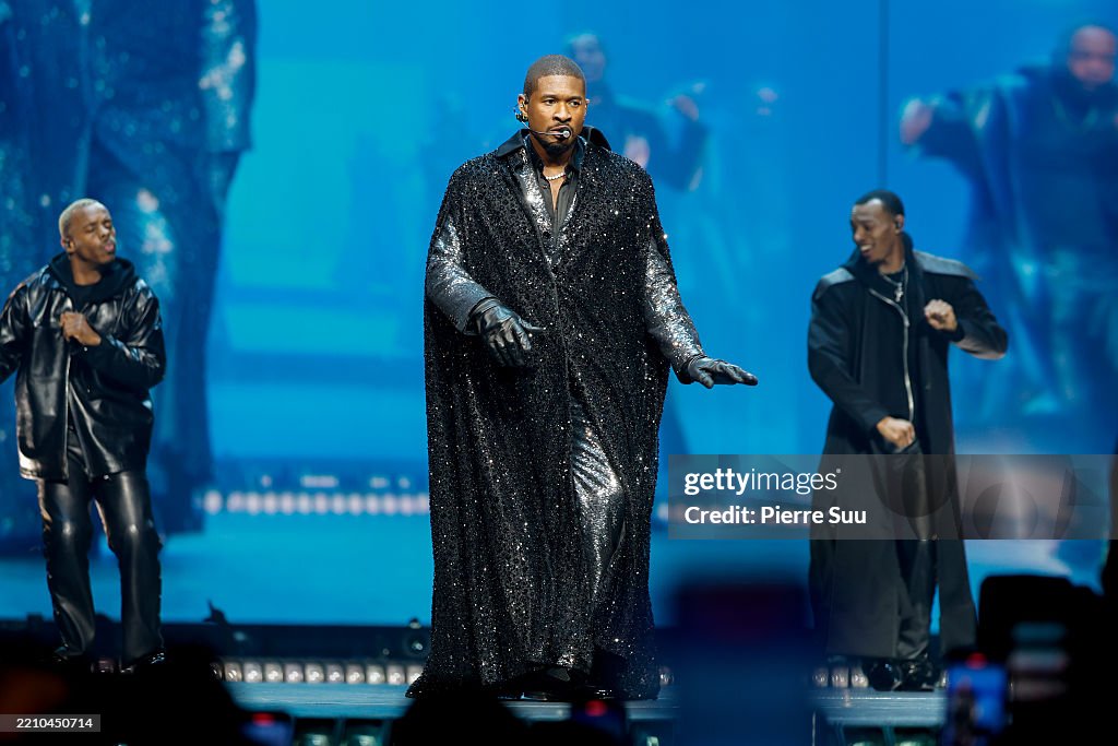 Usher Performs At Accor Arena In Paris