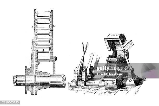 disintegrator - angle grinder stock illustrations