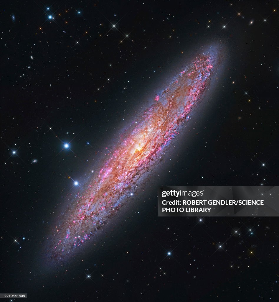 Sculptor Galaxy, composite image