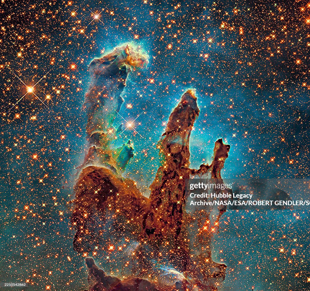Eagle Nebula's Pillars of Creation