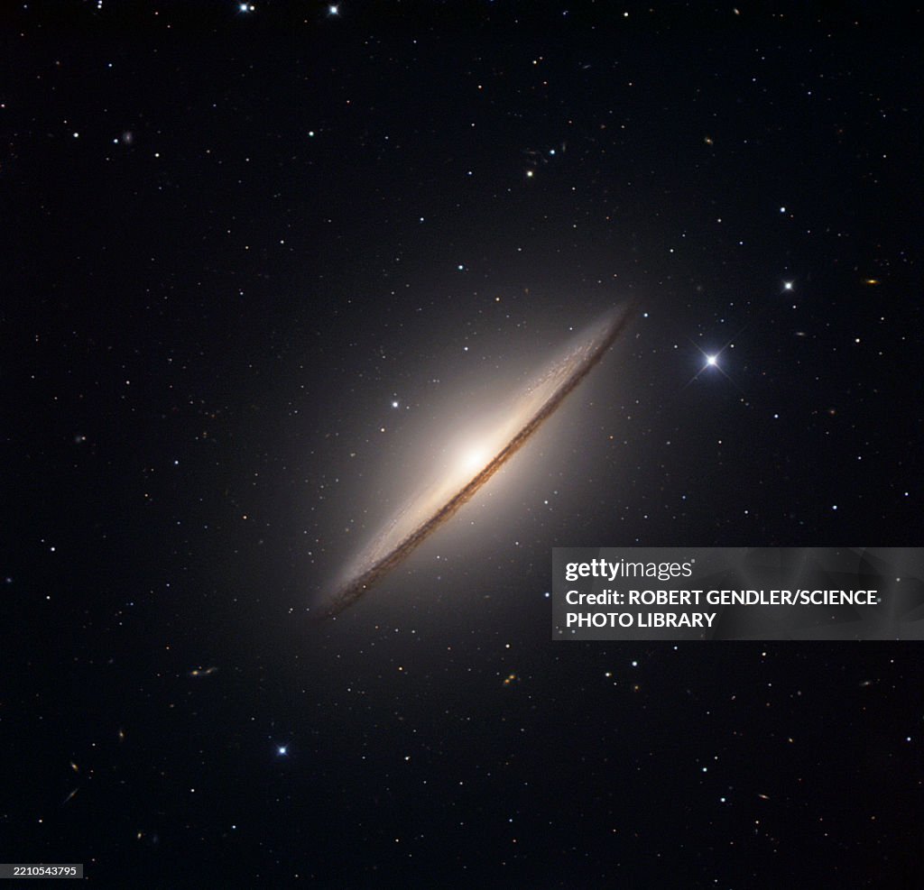 Sombrero galaxy (M104), optical image