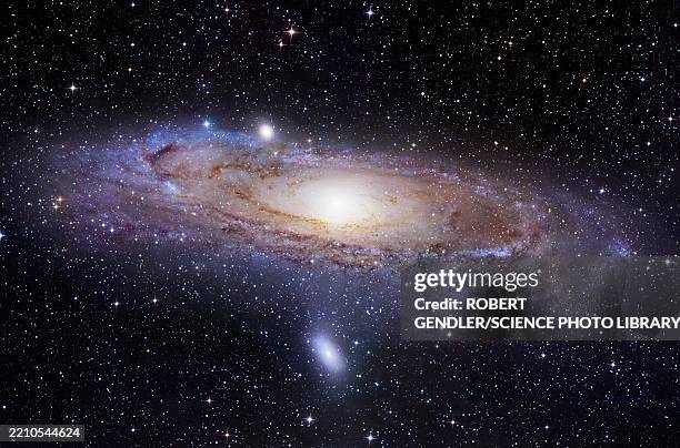 andromeda galaxy (m31) - galaxie photos et images de collection