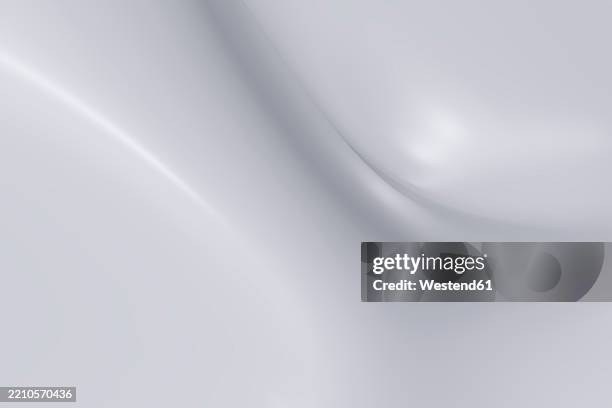 abstract 3d rendering of a smooth white surface with fluid curves and minimalist elegance - white soft texture stock illustrations