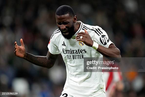 Rodiger Antonio Rudiger of Real Madrid CF during the La Liga EA Sports match ...