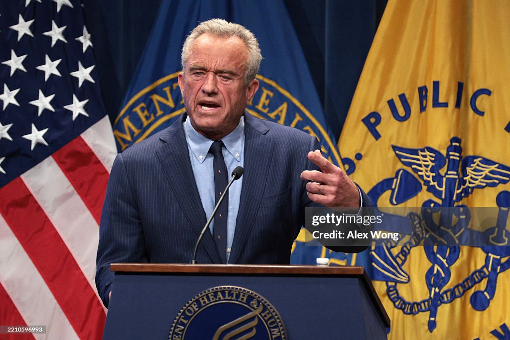 Secretary Rfk Jr U.S. Secretary of Health and Human Services Robert F. Kennedy Jr ...