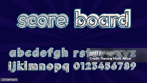 Score Board Editable Text Effect Text Can Be Changed In Graphic Styles ...