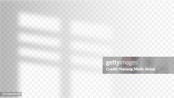 shadow window with transparent background - blinds shadow stock illustrations