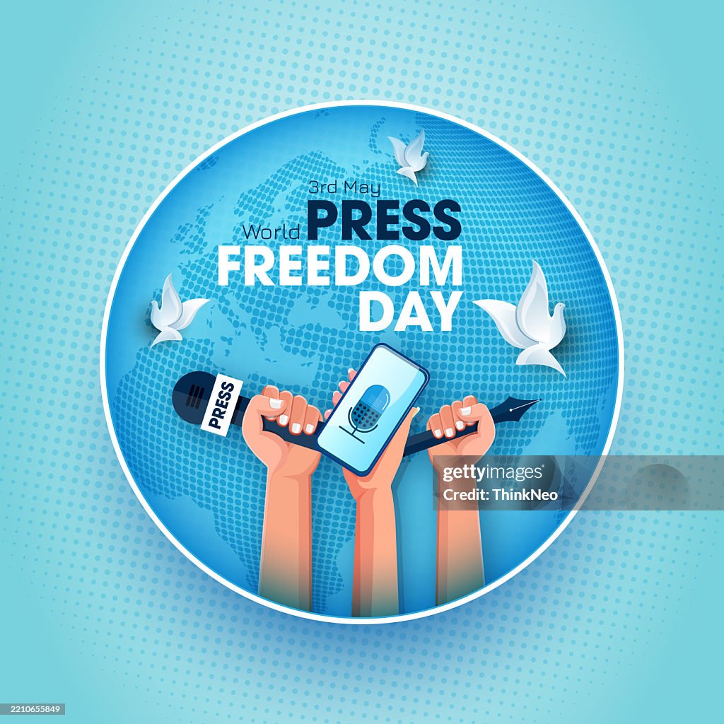 Freedom Label World Press Freedom Day Label High-Res Vector Graphic - Getty Images