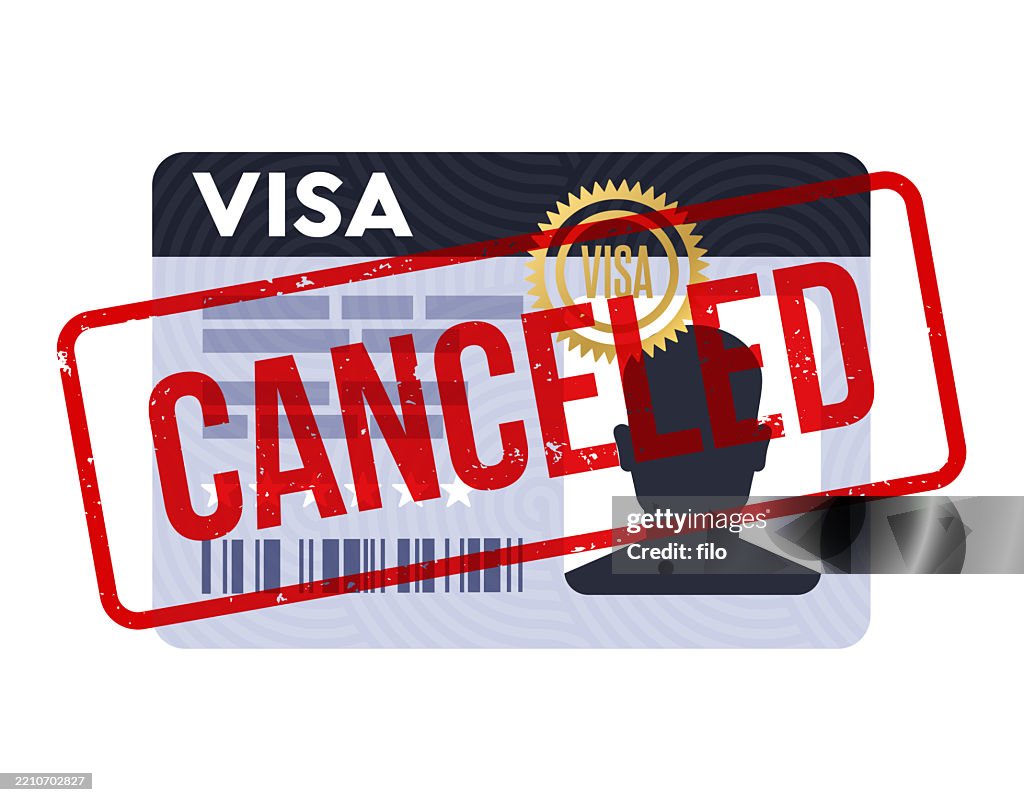 Canceled Visa Identification Card