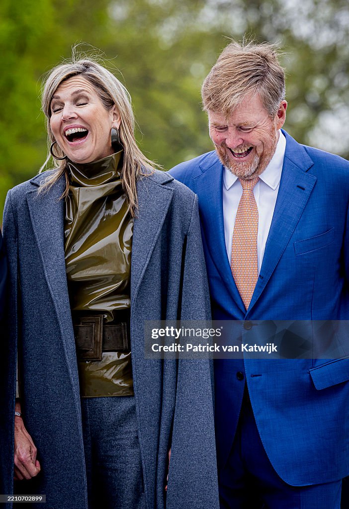 King Willem-Alexander Of The Netherlands And Queen Maxima Open The Kings Games In Roosendaal