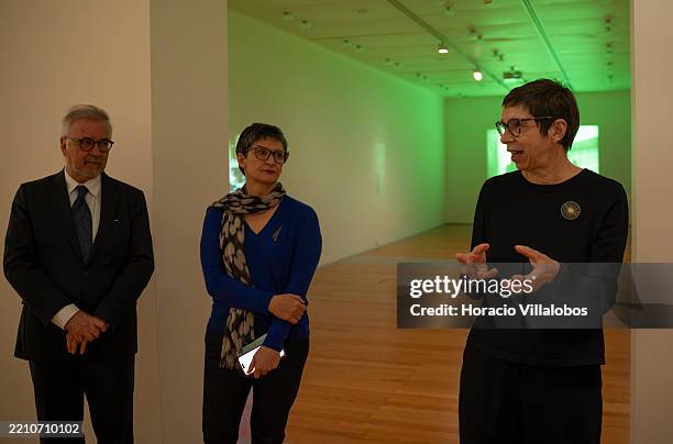 Chairman of the Board of Directors of the CCB Foundation Nuno Vassallo e Silva and artistic director of the Museum of Contemporary Art -- MAC/CCB...