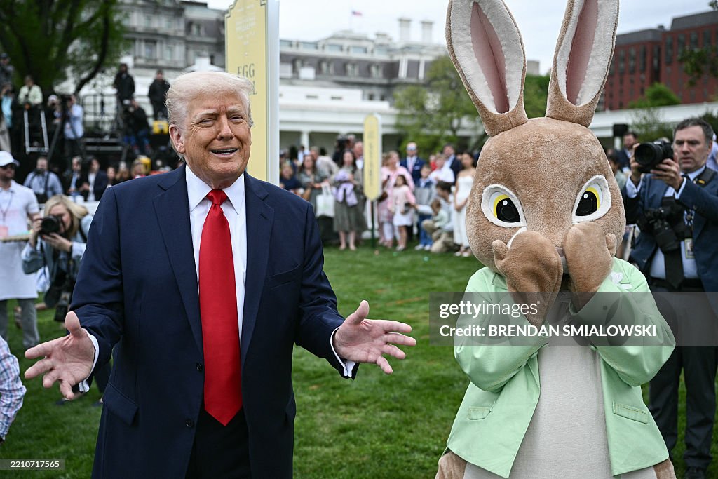 US-POLITICS-TRUMP-EASTER-EGG ROLL