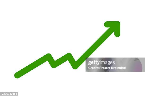 arrow design isolated on white - stair climbing machine stock pictures, royalty-free photos & images