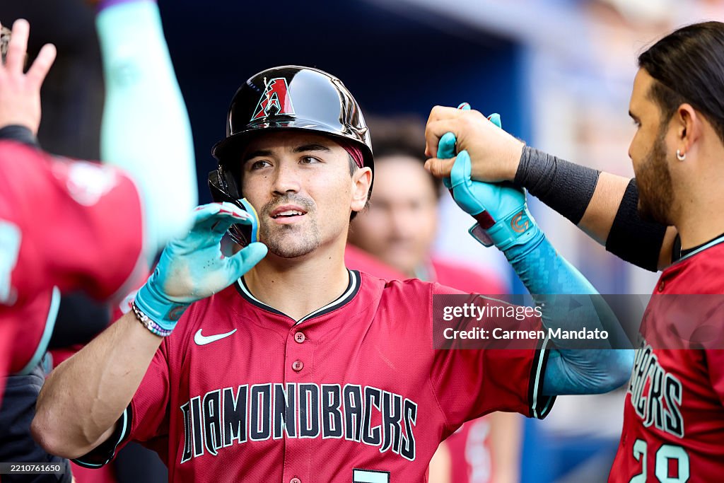 Arizona Diamondbacks v Miami Marlins