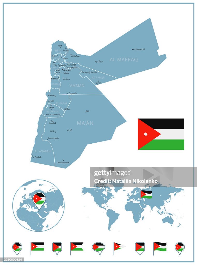 Jordan Map High Resolution Detailed Map Of Jordan Country Jordan Country Detailed Map Vidiani