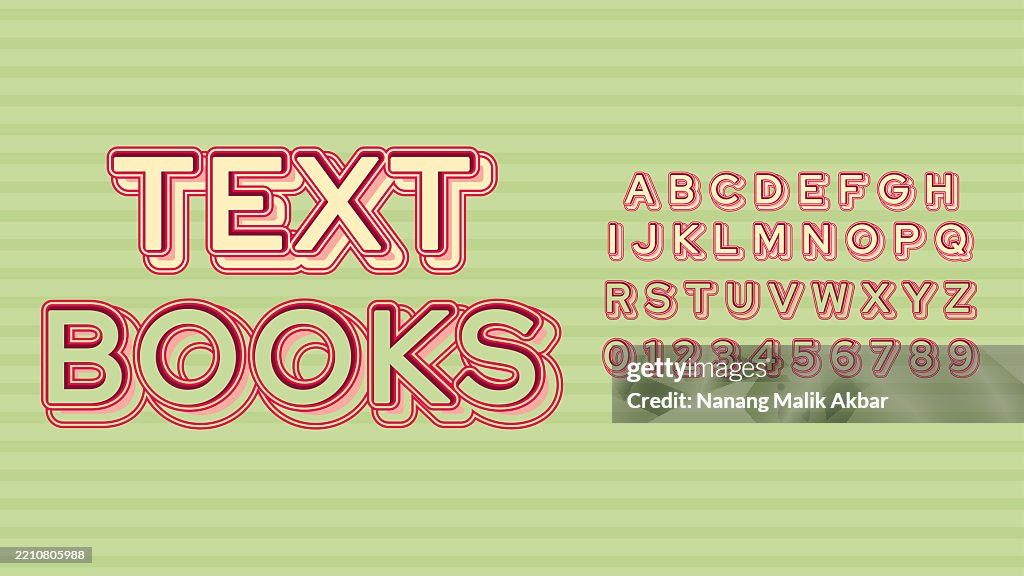Book Text Layout Graphics Text Books Editable Text Effect Text Can Be Changed In Graphic Styles ...