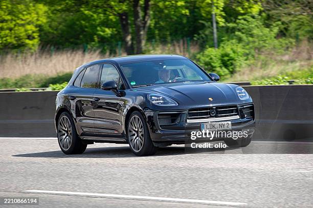 porsche macan - porsche stock pictures, royalty-free photos & images