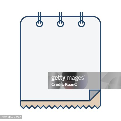 Document or Note pad icon vector stock illustration Document or Note pad icon vector stock illustration