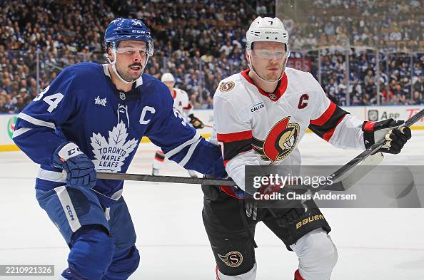 Ottawa Senators v Toronto Maple Leafs - Game Two Ottawa Senators v Toronto Maple Leafs - Game Two