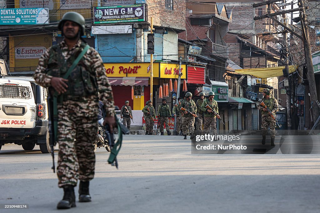 Shut Down Call In Kashmir After Pahalgam Militant Attack