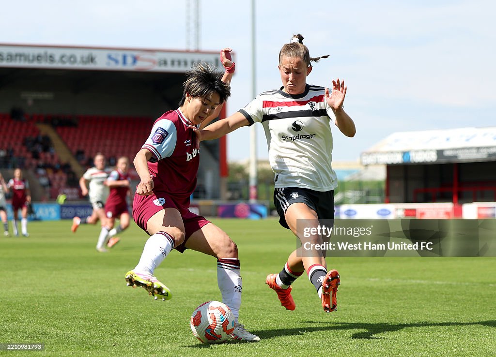 West Ham United FC v Manchester United FC - Barclays Women's Super League