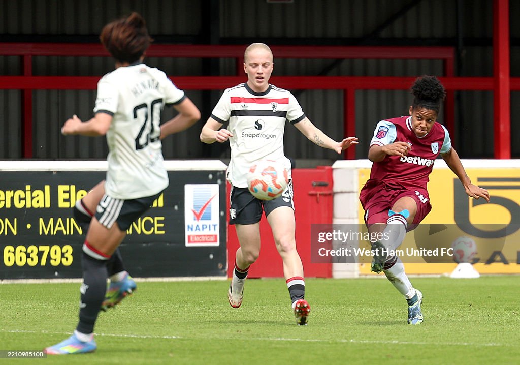 West Ham United FC v Manchester United FC - Barclays Women's Super League