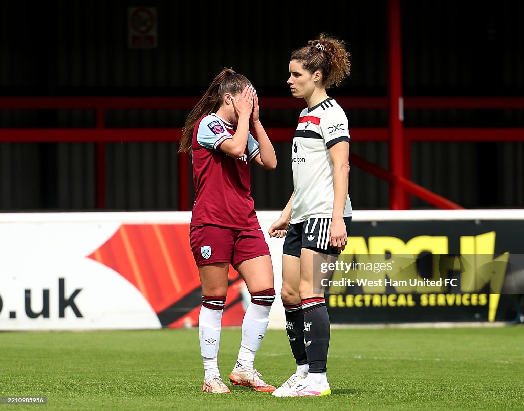 West Ham United FC v Manchester United FC - Barclays Women's Super League