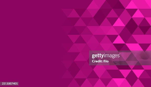 pink triangle background pattern mosaic edge blend - makeup texture stock illustrations
