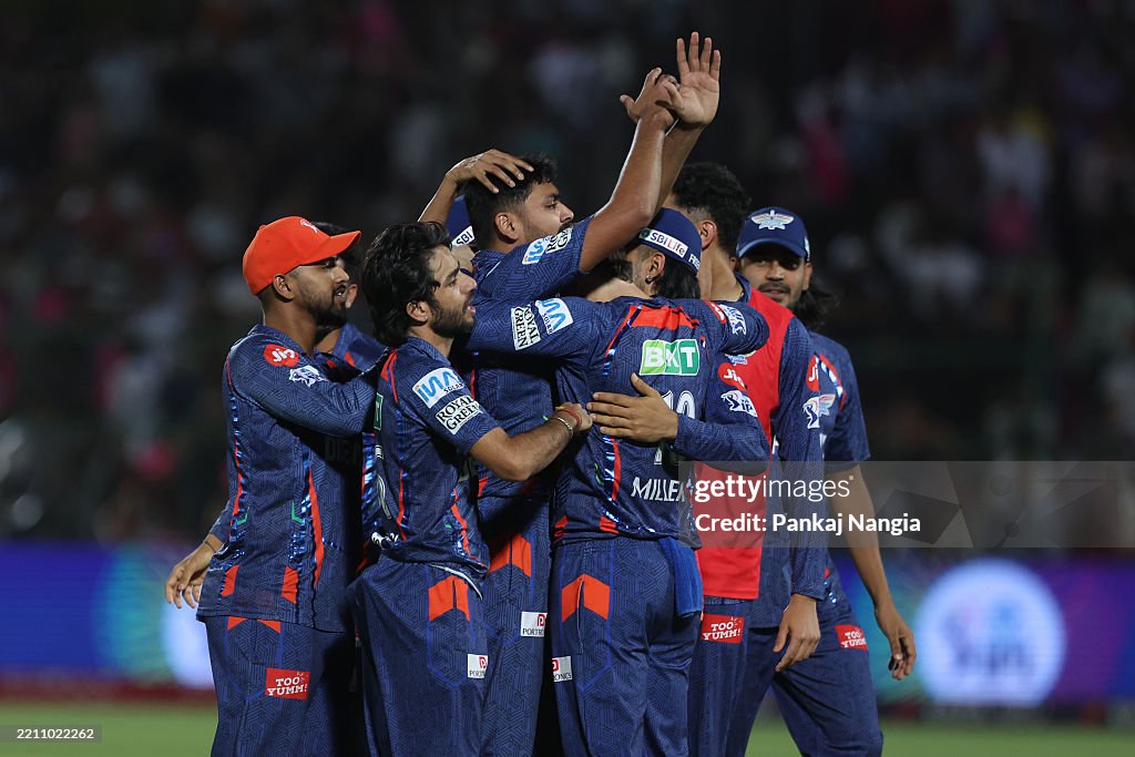 2025 IPL - Rajasthan Royals v's Lucknow Super Giants