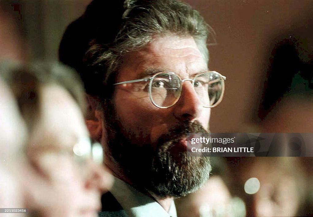 BRITAIN-ULSTER-GERRY ADAMS