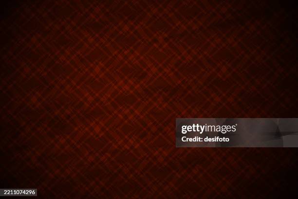 blank empty grunge textured surface abstract design with full frame grid pattern of overlapping diamond or rhombus shapes texture dark brown vector background - wood table surface stock illustrations