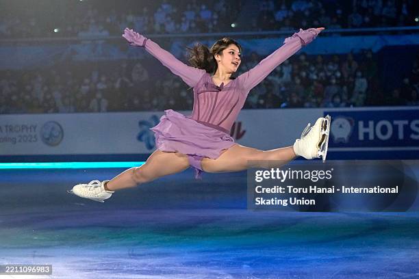 Alysa Liu of the United States performs at the gala exhibition during the ISU World Team Trophy at Tokyo Metropolitan Gymnasium on April 20, 2025 in...