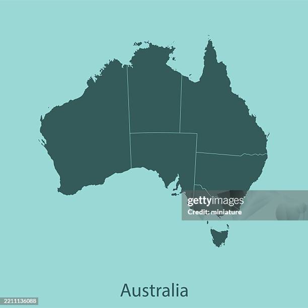 australia map - australia map stock illustrations