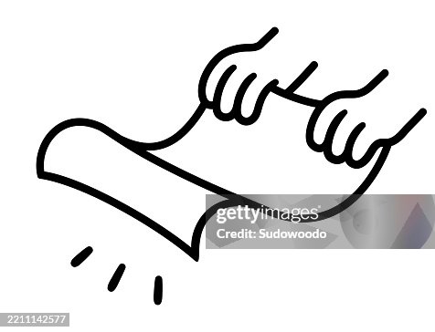 Hands Shaking Out Rug Doodle High-Res Vector Graphic - Getty Images