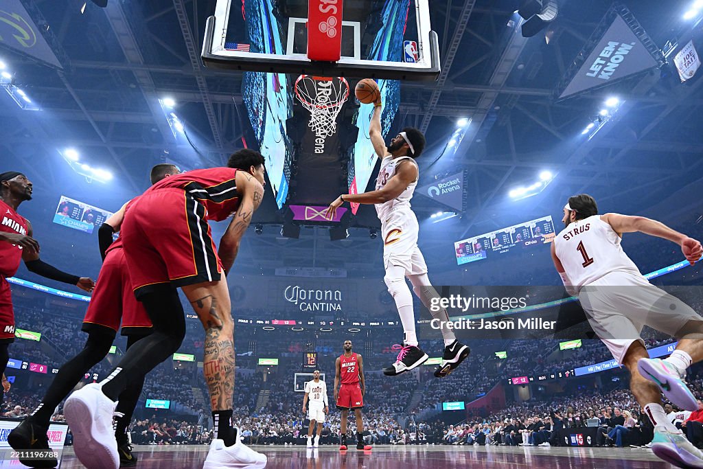 Miami Heat v Cleveland Cavaliers - Game One