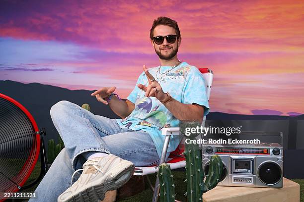 Zedd attends YouTube + Coachella 2025 at Empire Polo Club on April 20, 2025 in Indio, California.
