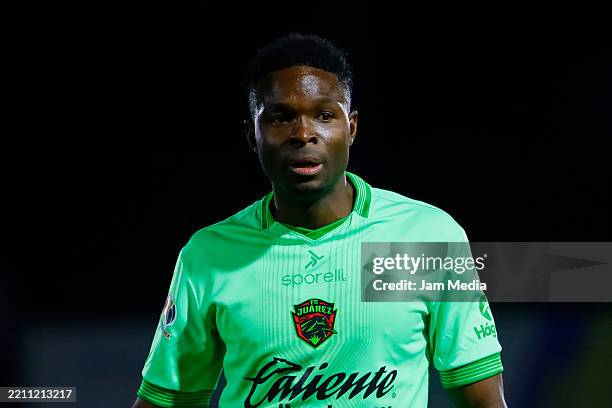 Aviles Hurtado of Juarez looks on during the 17th round match between FC Juarez and Queretaro as part of the Torneo Clausura 2025 Liga MX at Olimpico...