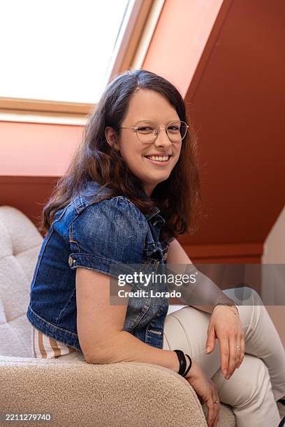 home lifestyle for a differently abled young woman in her house - epilepsy stock pictures, royalty-free photos & images