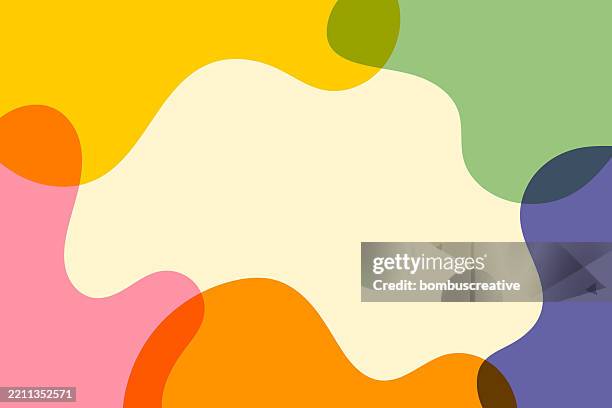 abstract waves shape background - web prototype stock illustrations
