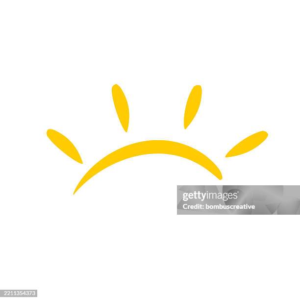 summer sun background - logo stock illustrations