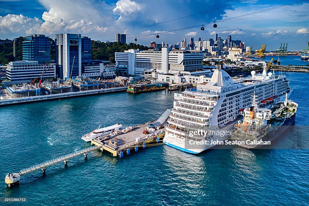 Singapore, Cruise Ship Terminal at Harbourfront