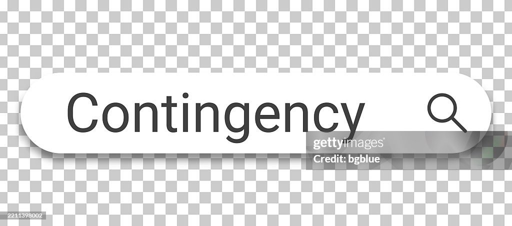 Contingency Search Bar On Transparent Background High-Res Vector ...