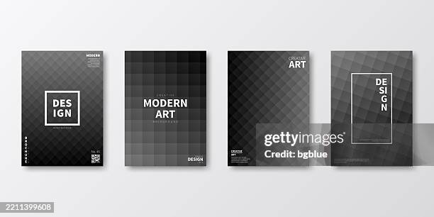 stockillustraties, clipart, cartoons en iconen met brochure template layout, gray cover design, business annual report, flyer, magazine - vervagen