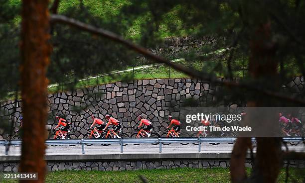 Thymen Arensman of Netherlands, Andrew August of United States, Jonathan Castroviejo of Spain, Lucas Hamilton of Australia, Salvatore Puccio of...